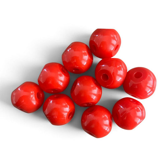 Oxygen molecular model atoms 23mm 4-hole tetrahedral red – pack of 10
