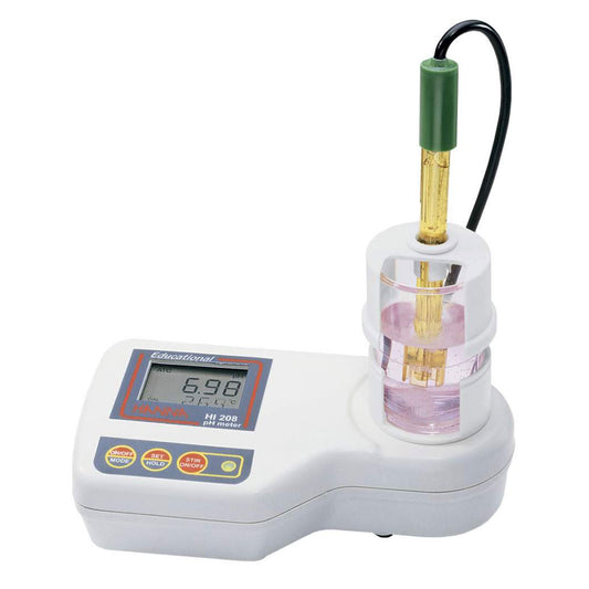 pH Meter for Education Model HI208 with Magnetic Stirrer