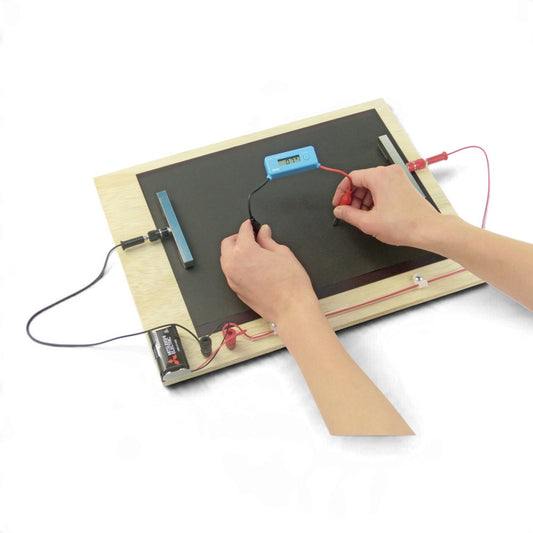 Narika equipotential line demonstrator kit for electric field mapping with conductive paper