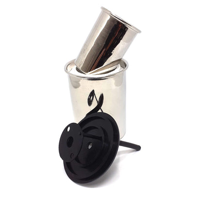 Calorimeter Cup, Inner/Outer, Pair, Lid &Stirrer