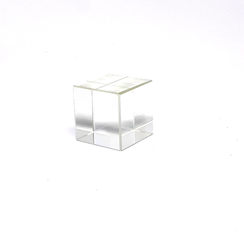 Cube Glass White 31x31x31mm
