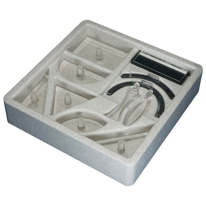 Light Box Upper Half Kit: Prisms & Mirrors in Foam Base