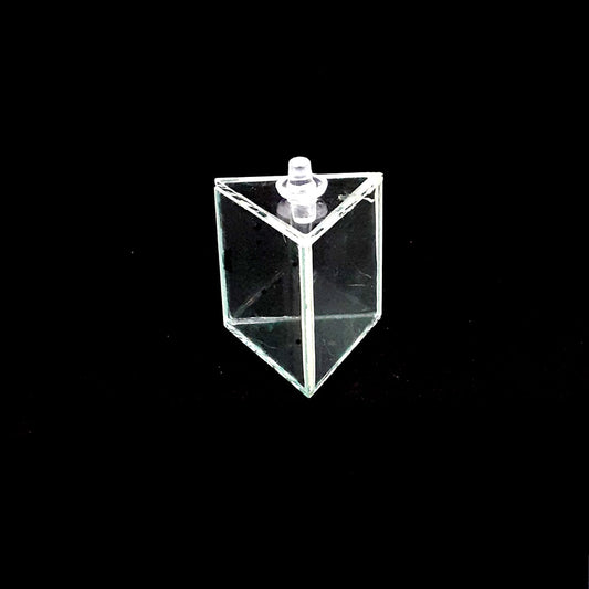 Prism Glass Hollow 38mm Triangular