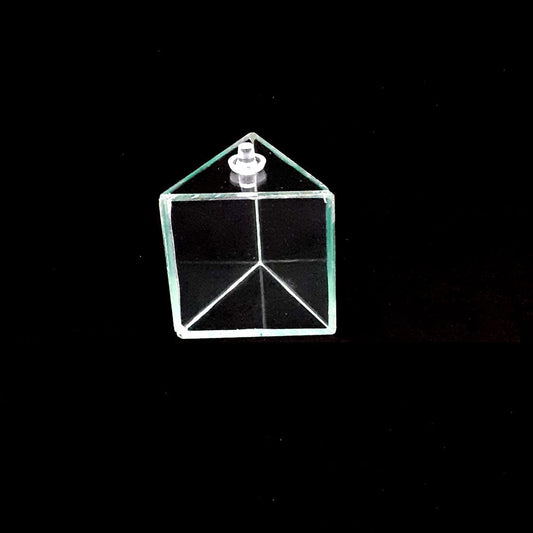 Prism Glass Hollow 50mm Triangular