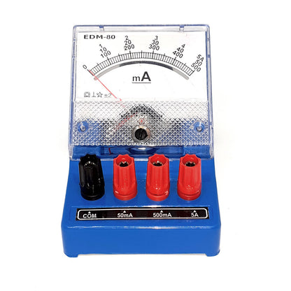 Ammeter Triple Range 50ma/500ma/5A DC