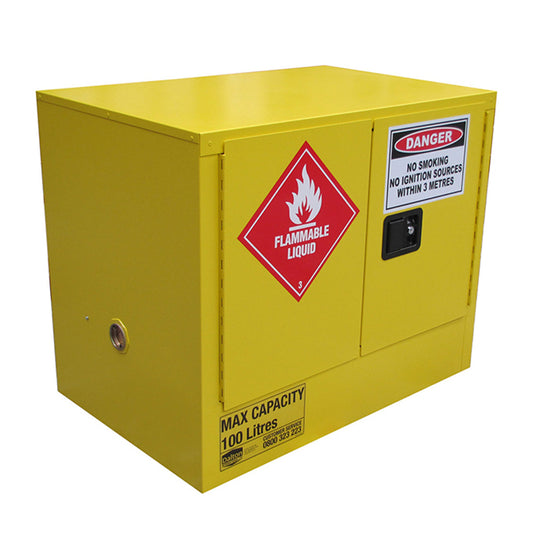 Flammables Cabinet 100L, 1 shelf