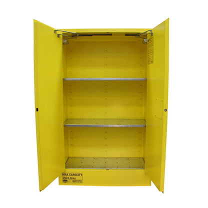 Flammables Cabinet 250L, 3 shelves