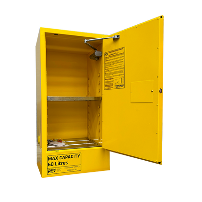 CLASS 4 DG CABINET 60L 1 DOOR 2 SHELVES