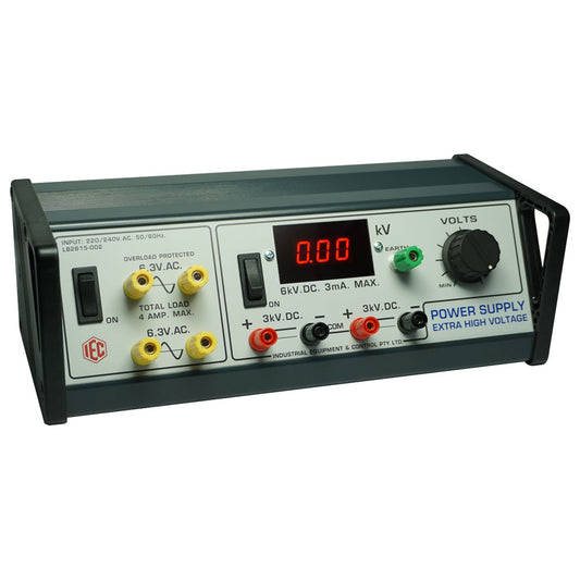 Power Supply Extra High Voltage Variable,0-6000V DC/3mA, IEC