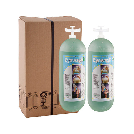 Eyewash Buffer Solution 2x1L Replacement Bottles, Tobin
