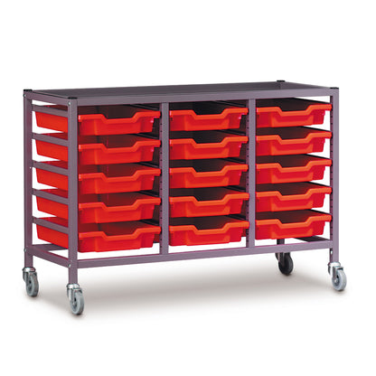 Gratnells Science Under Bench Treble Column Trolley