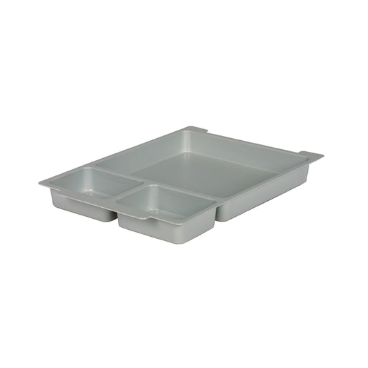 Gratnells Standard Shallow Tray Insert – 1 Large & 2 Small Compartments (F1 Tray Compatible)