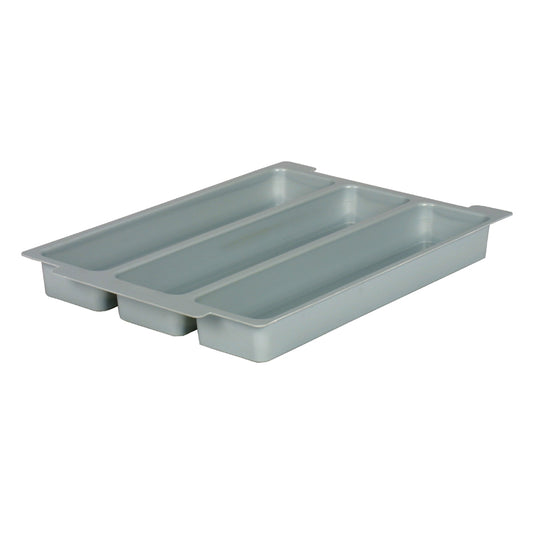 Gratnells Standard Shallow Moulded Tray Insert – 3 Sections (Fits F1 Trays)