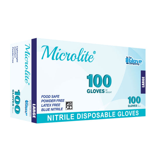 Nitrile Gloves Powder Free Medium Pack 100