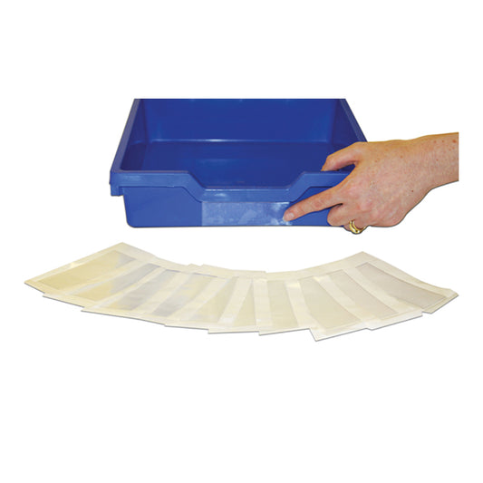 Gratnells Label Holder for Shallow F1 Trays, pk/10