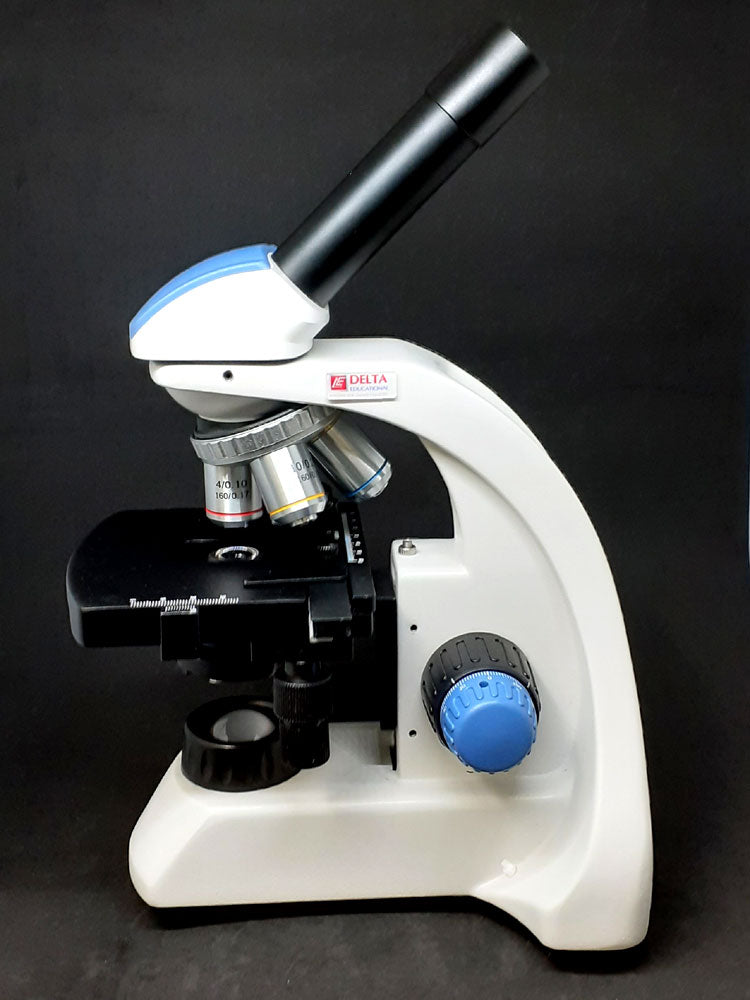 Microscope Monocular Senior – 40x–400x LED Laboratory Microscope ...