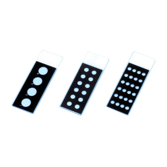 Hydrophobic Slides - X24 4mm Holes - Pack of 5