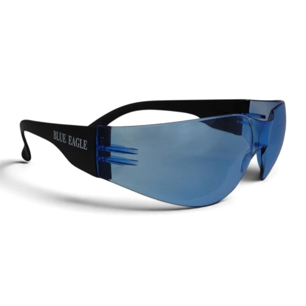 Funkyspec safety glasses with blue tint polycarbonate lens
