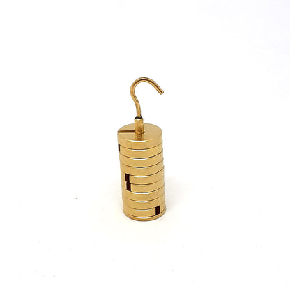 Slotted Mass Set 100g (9x10g) + 3mm Carrier