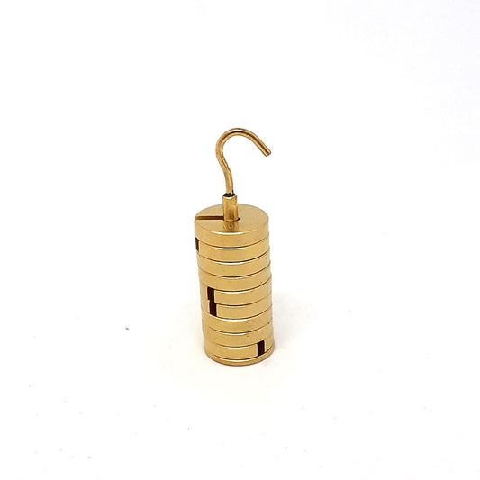 Slotted Mass Set 100g (9x10g) + 3mm Carrier