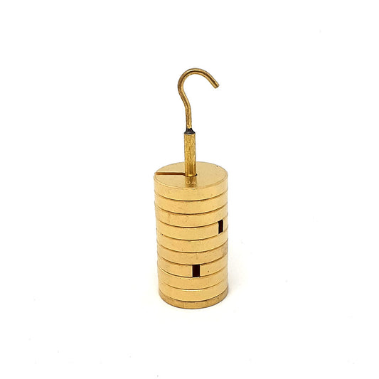 Slotted Mass Set 200g (9x20g) + 3mm Carrier