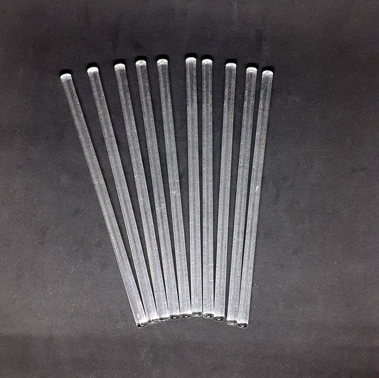 Stirring Rod Glass ~8x200mm Pack 10
