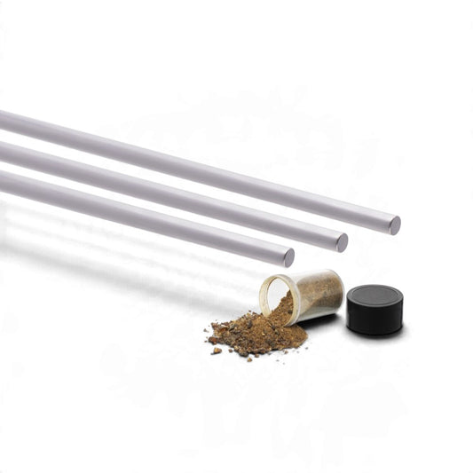 Close-up of singing rod for demonstrating sound vibrations and resonance