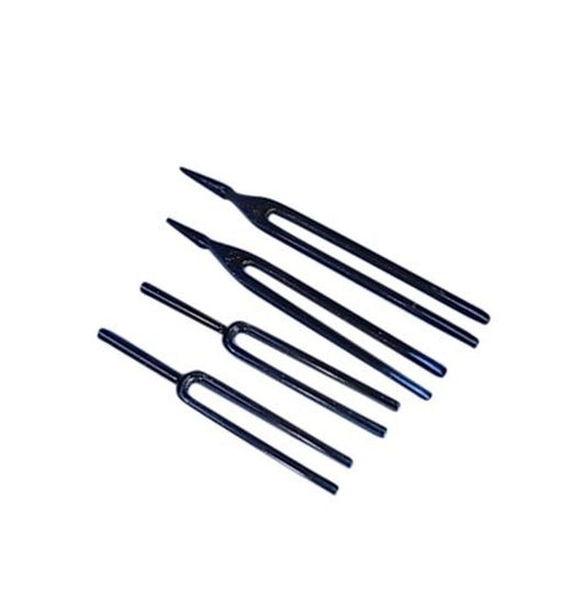 Tuning Fork, Blued Steel, C, 256Hz