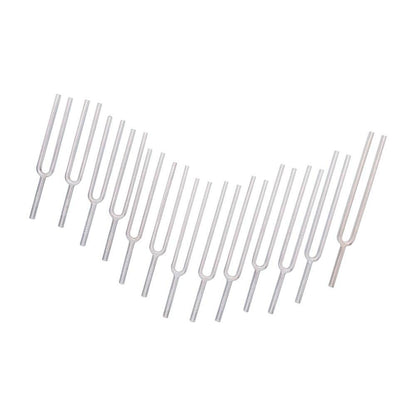 Tuning Forks Chrome – Set of 13 (256–512 Hz)