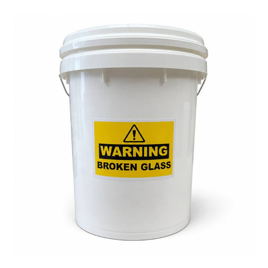 Broken Glass Container 20 Litre