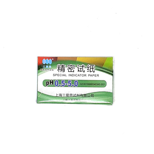 Indicator Paper Narrow Range pH 0.5-5.0 SSS Brand