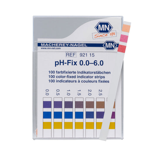 pH Indicator Strips Narrow Range 0.0 - 6.0 Macherey-Nagel - Pack 100
