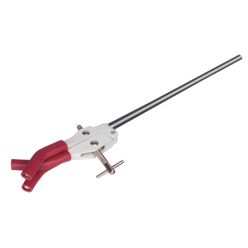 Retort Clamp 3-Prong w- Rubber Grip