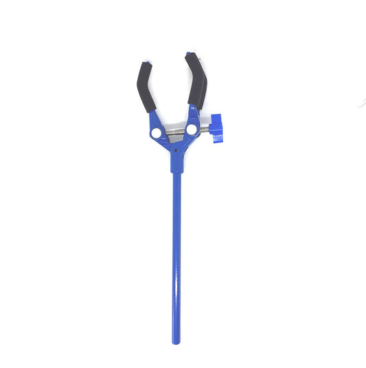 Retort Clamp 3 Rubber Covered Prongs Aluminium