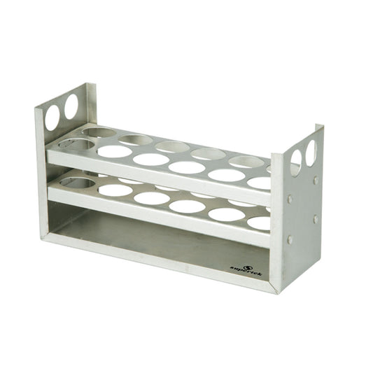Test Tube Rack Aluminium 12-Place 25mm