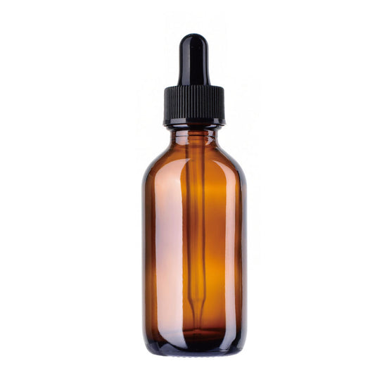 Amber Dropper Bottle With Non-Tampertel Dropper 50ml