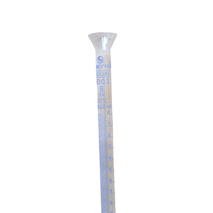 50ml Modular Glass Burette – B-Grade, PTFE Stopcock +/-0.1ml (49BU50)