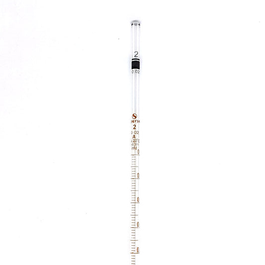 Pipette Graduated Mohr Type 2ml X 0.02ml A Grade