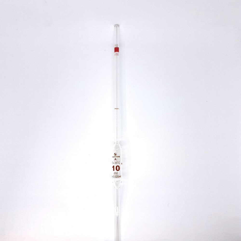 Volumetric Pipette A-Grade 10ml, Supertek