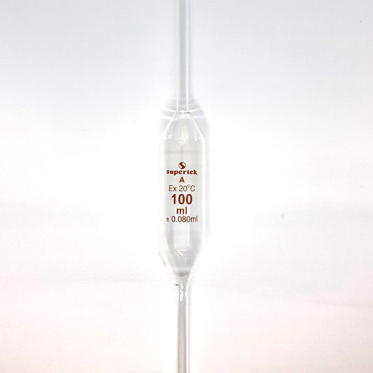 Volumetric Pipette A-Grade 100ml, Supertek