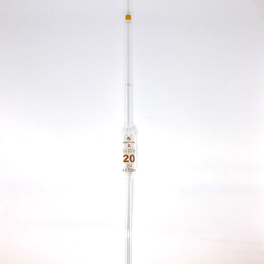 Volumetric Pipette A-Grade  20ml, Supertek