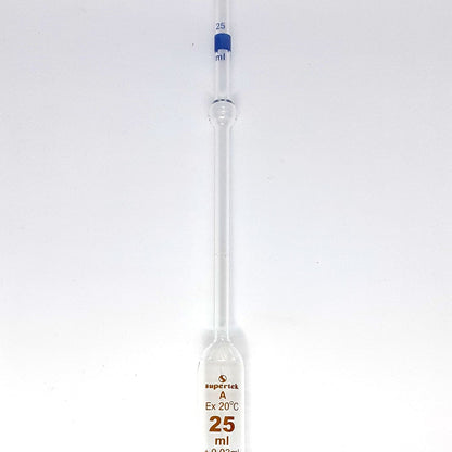 Pipette Vol. A With Safety Bulb 25ml, Supertek