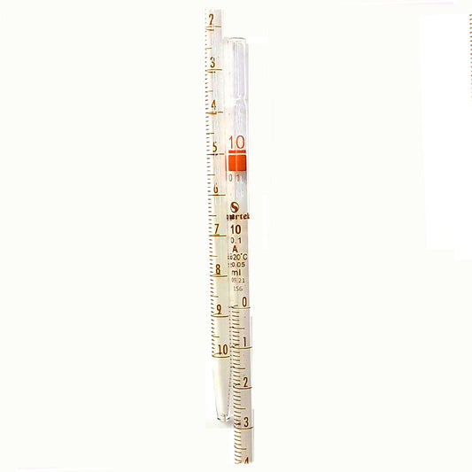 Pipette Graduated Mohr Type 10ml X 0.1ml A Grade