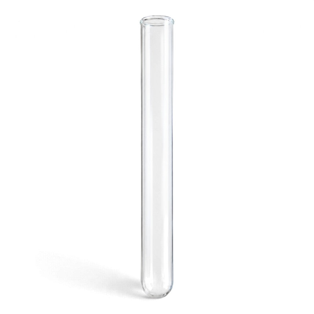 Bomex rimless borosilicate glass boiling test tube 16mm diameter by 150mm length, pack of 10