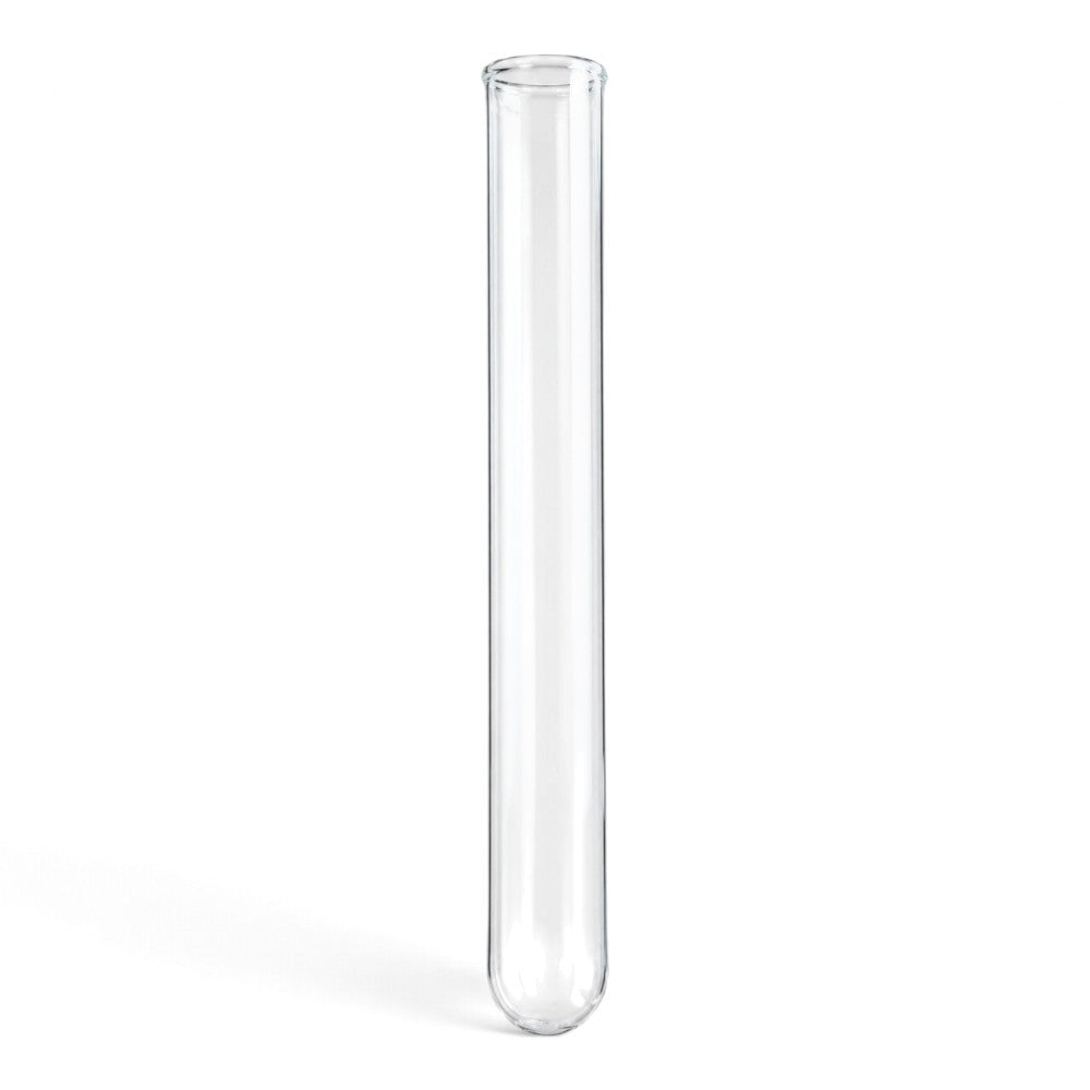 Bomex rimless borosilicate glass boiling test tube 20mm diameter by 150mm length, pack of 10