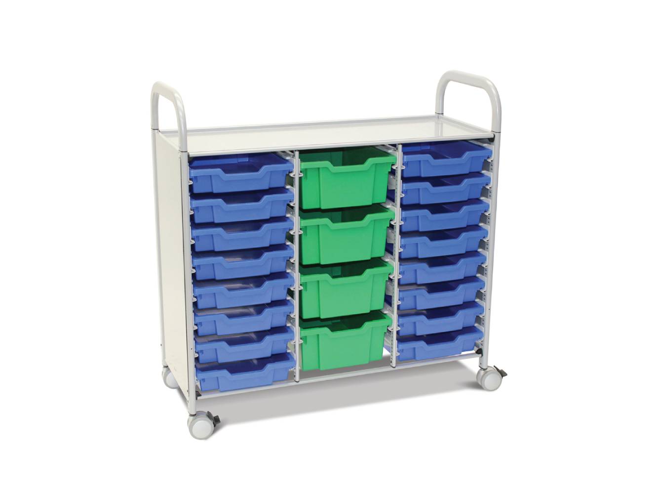 Gratnells storage trolley with trays