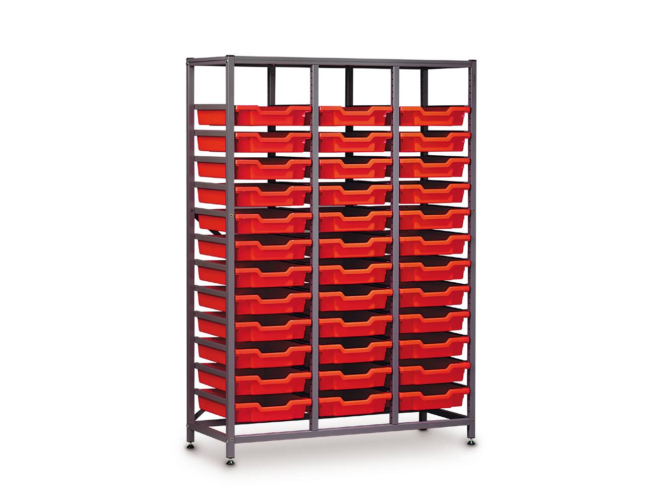 Gratnells storage frame with trays