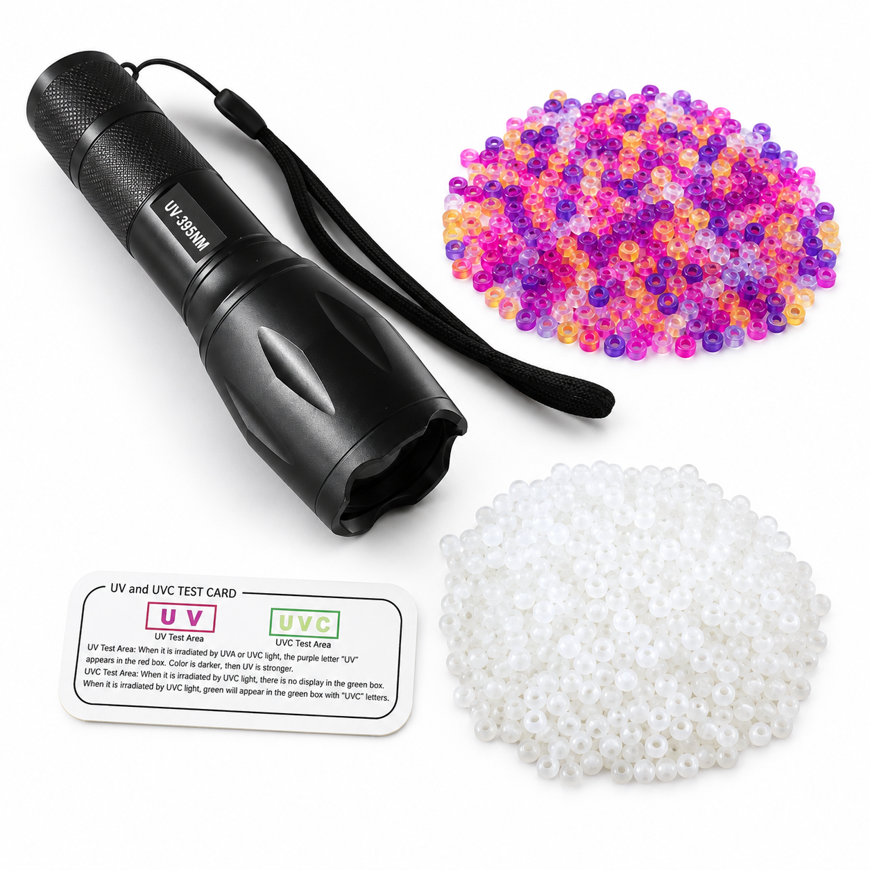 UV Light Investigation Kit – Torch, UV Beads & Detection Card