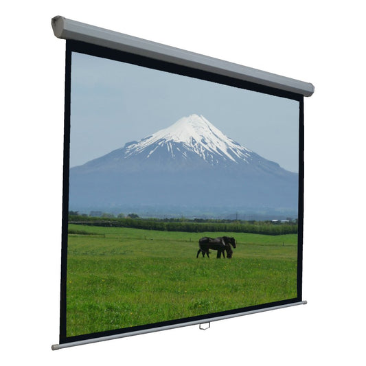 Manual Pull Down Projector Screen 120" 2.66 X 1.50m 16:9 Wide Screen