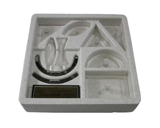Light Box Upper Half Kit: Prisms & Mirrors in Foam Base